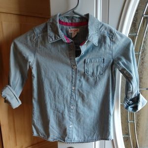 Cat & Jack girls denim shirt, 5T